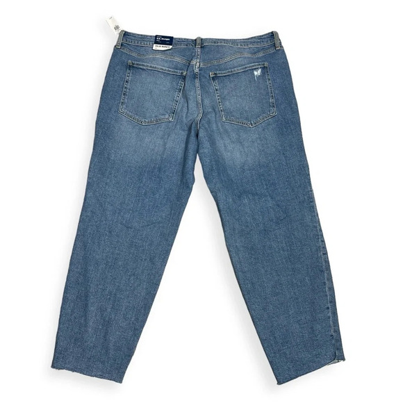 Old Navy High-Waisted OG Straight distressed Ankle Jeans plus size 20 - Picture 4 of 8
